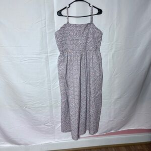 Old Navy Floral Midi Dress with Spaghetti Straps